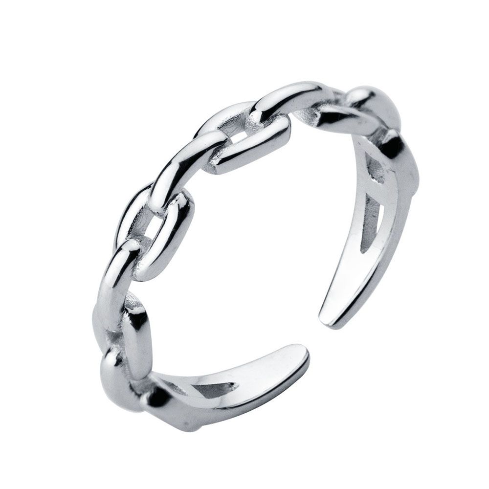 Открытая костяшка мода подарок для женщин гладкое звено палец кольцо модные аксессуары ювелирные изделия кольцо на большой палец