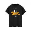 Womens/Ladies Daffy Duck Face Cotton Boyfriend T-Shirt