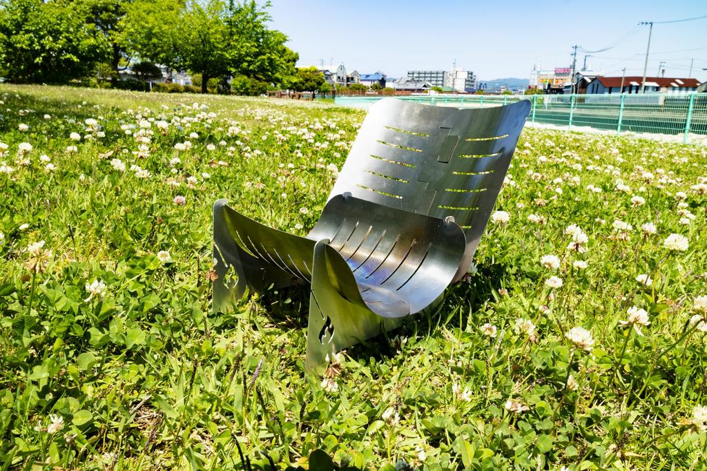 Titanium Fire Pit That Fits In the Large Mess Takibistin Large EXT Tin,