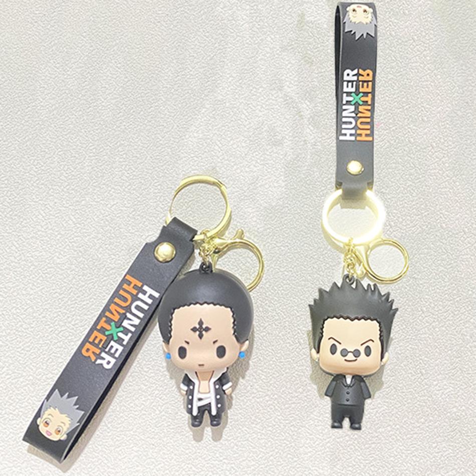 HUNTER X HUNTER Брелок-фигурка Аниме Мультфильм ГОН ФРИКССС Кукла Подвеска Брелок Держатель для ключей автомобиля Аксессуары Украшения Игрушка для детей Подарки