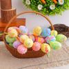 6Pcs/set Colorful Painting Easter Egg Tree Branch Foam Revival Egg Decoration  for Easter Decoration