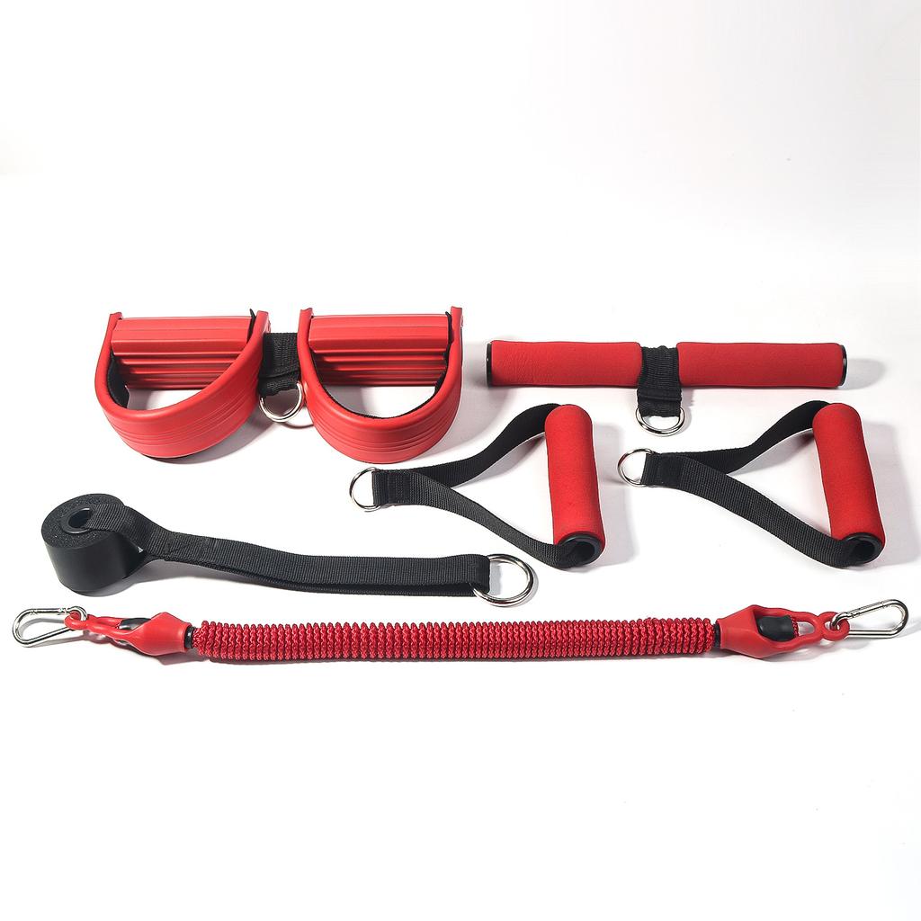 Multi Functional Tension Rope Set Foot Pedal Tensioner+latex Anti Break Tensioner+tension Rope Four Tube Tensioner