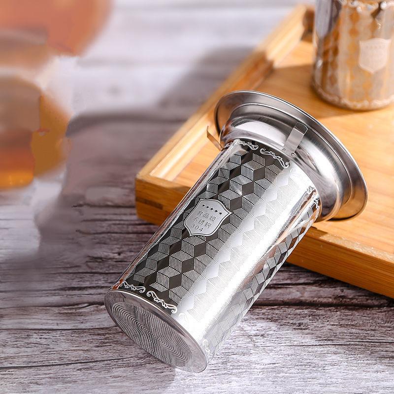 304 Stainless Steel Tea Infuser High Quality Tea Strainer with Cover Teapot Fine Mesh Coffee Filter Tea Accessory