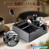 Espresso Knock Box, Multifunctional Coffee Accessory Storage Box with 51mm-58mm Tamper Base, Knocking, Tamping, and Storage, 9-in-1 Coffee Tamper, ABS