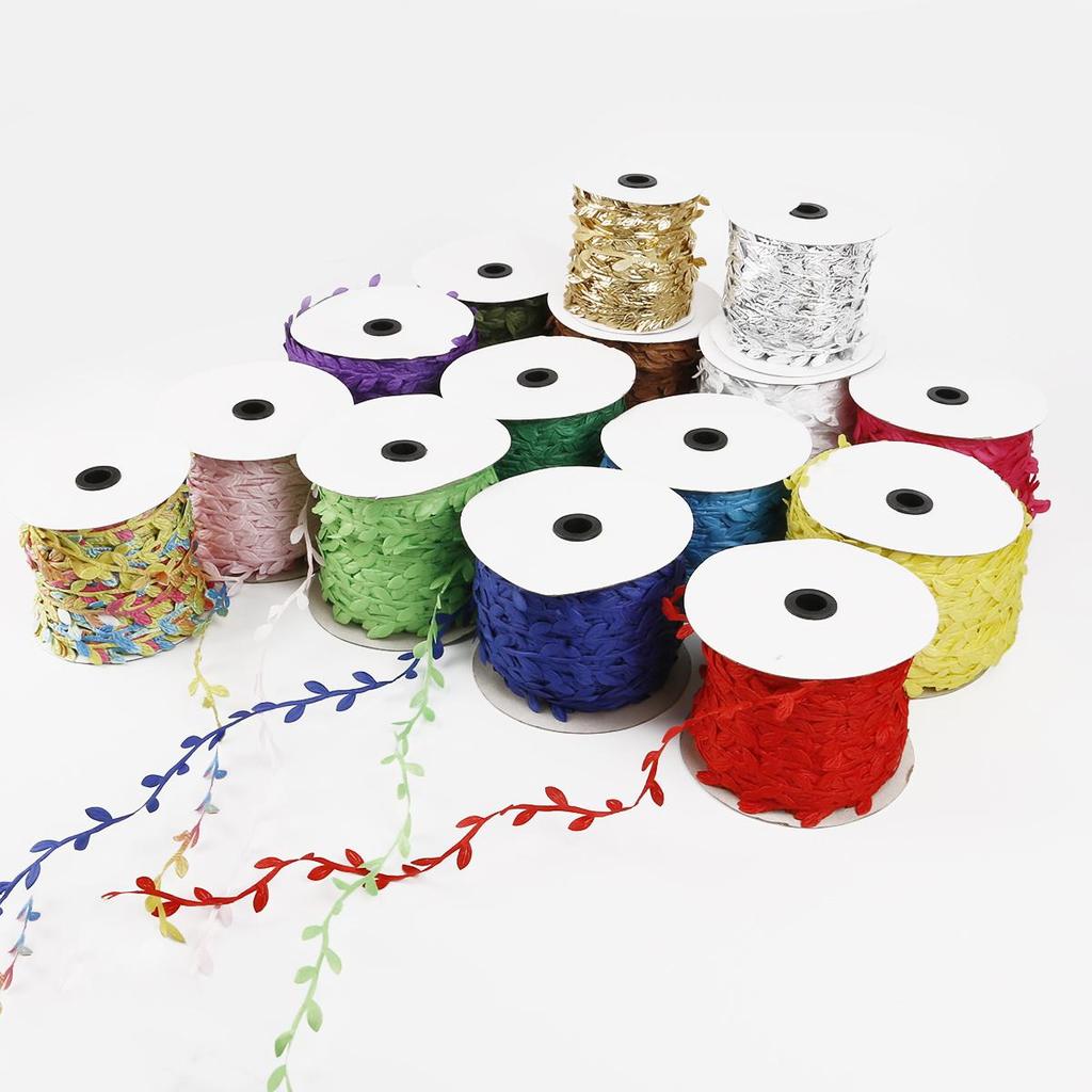 Красочные полиэфирные ткани листья кружевные украшения ручной работы DIY декоративный макет аксессуары для дома