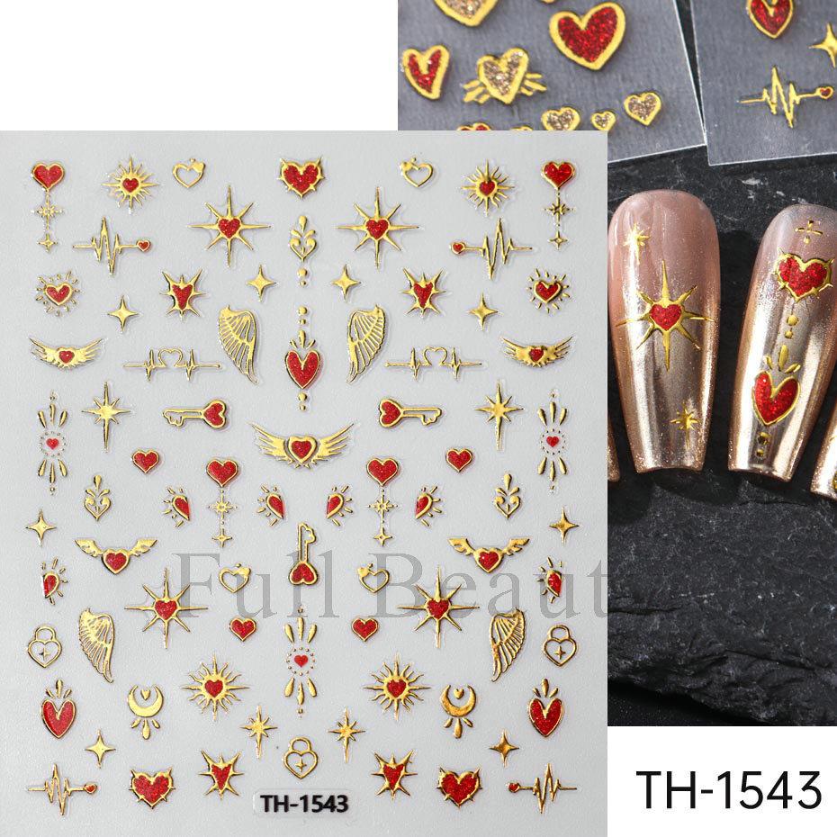 Nail Art Sticker, European And American Style Snake Year Cartoon Snake Pattern Small Spirit Snake Thin Tough Adhesive Nail Sticker