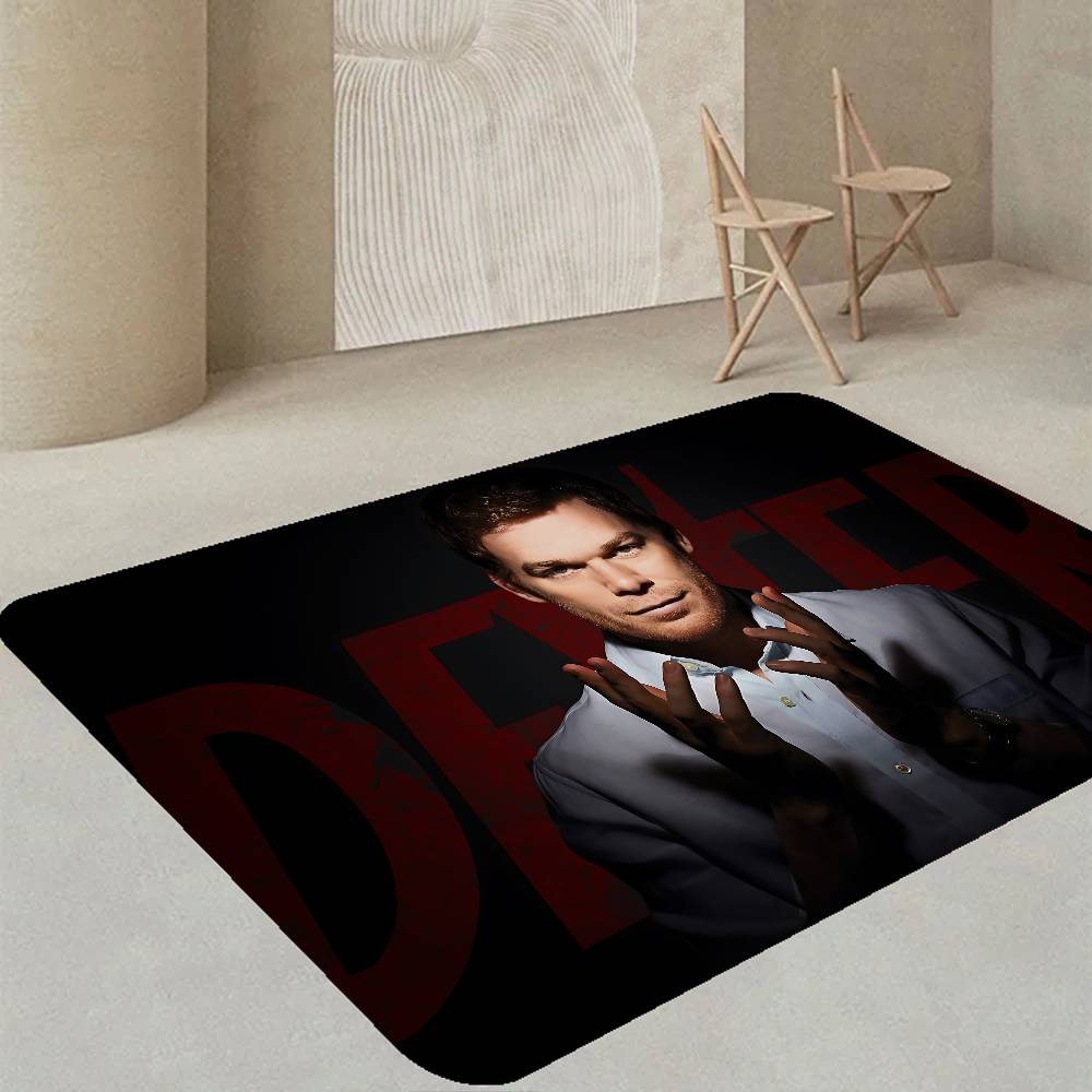 Classic Horror TV Dexter Door Mat Washable Non-Slip Living Room Sofa Chairs Area Mat Kitchen Doormat Area Rug