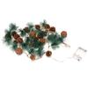 Christmas Pine Cones 20 LED String Lights 6.6 FT Decoration Lights String for Indoor Outdoor
