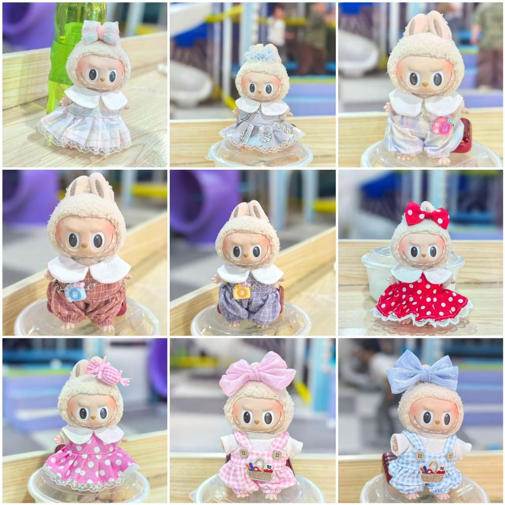 17CM Clothes Pendant Vinyl Baby Clothes Sitting Party Blind Box A Generation and Second Generation Sportswear