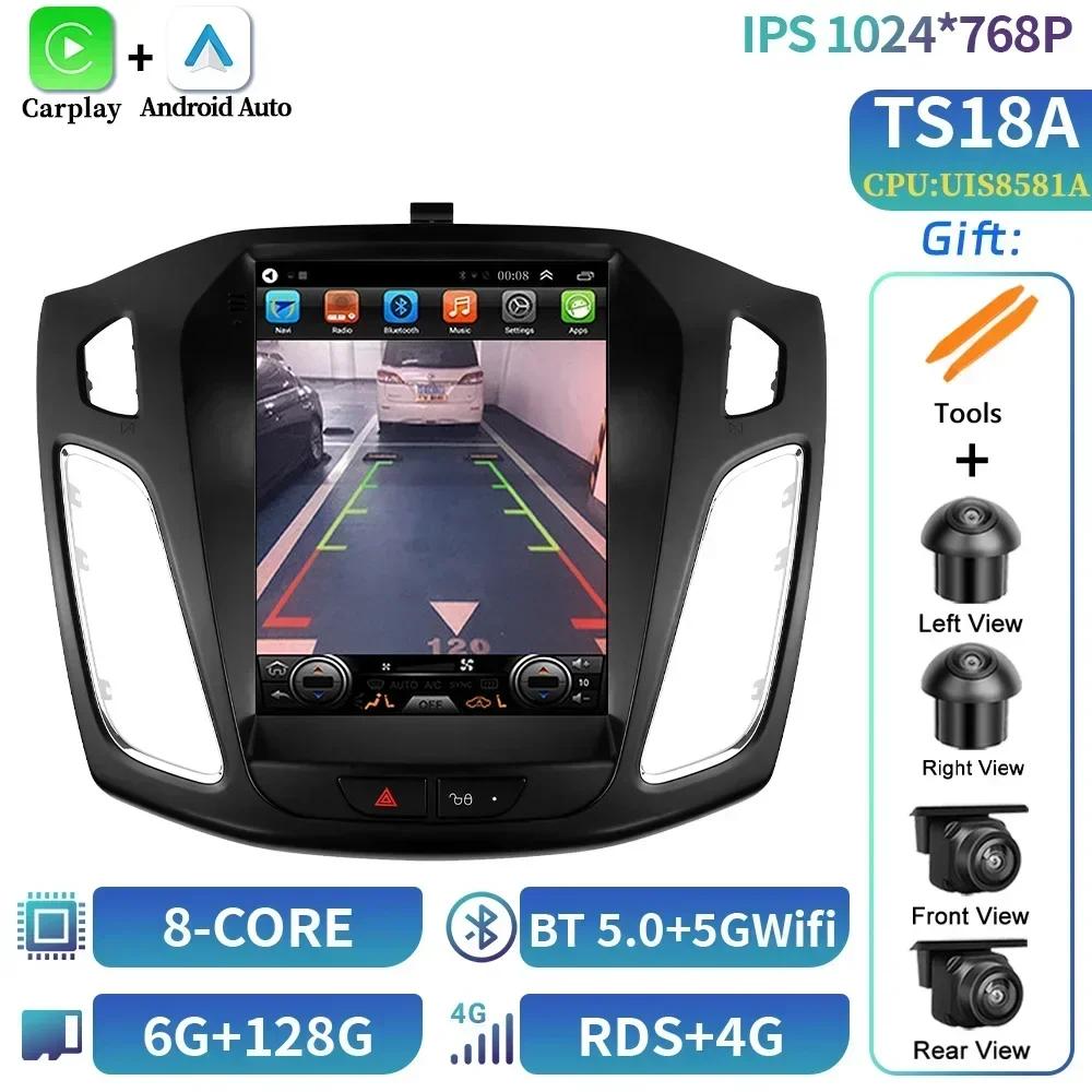 9,7-дюймовый Android 14 автомобильный радиоприемник для Ford Focus 3 Mk 3 2011-2019 Carplay 4G мультимедийные плееры GPS автомагнитола автомобильный монитор экран GPS