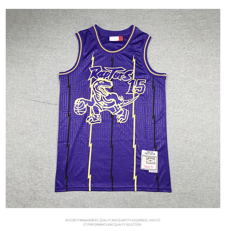 Лимитированная баскетбольная майка Raptors Год Крысы: Картер #15 и МакГрэди #1