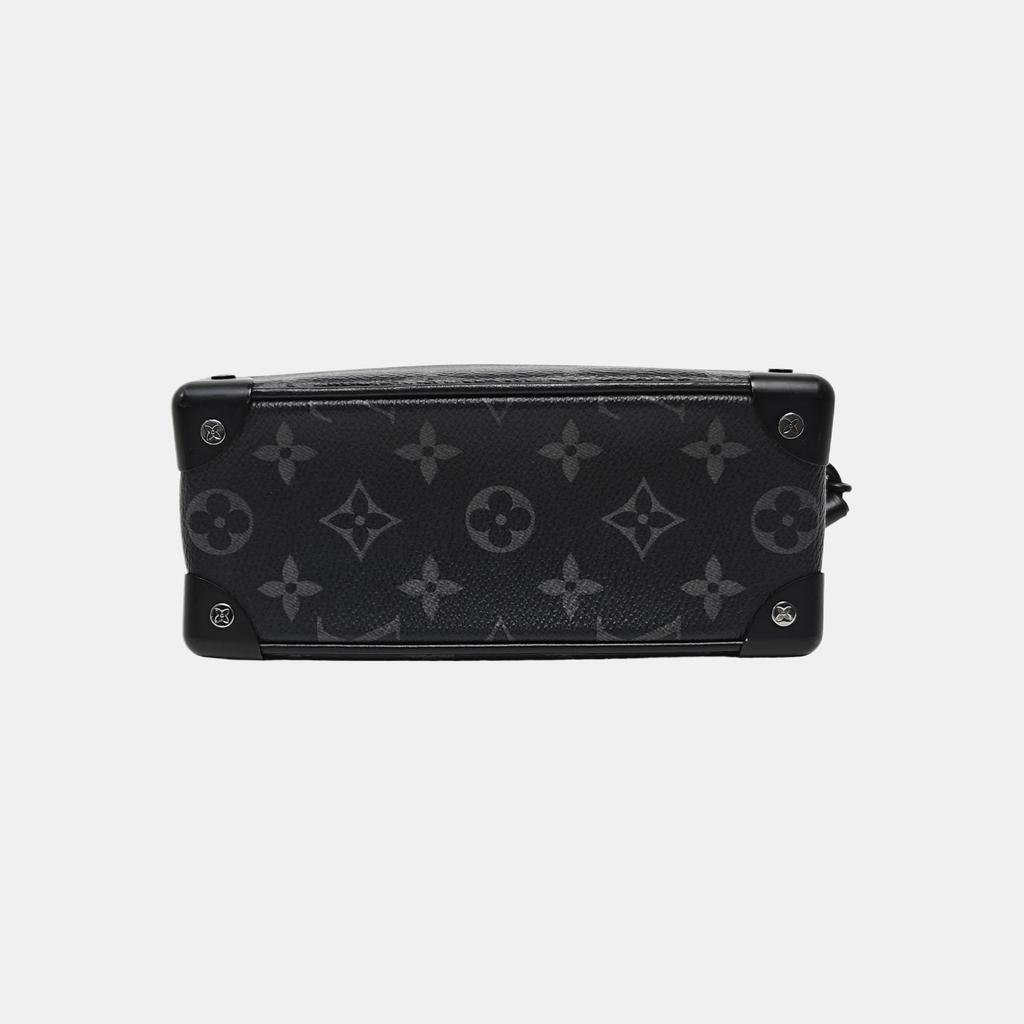 [Б/У] Louis Vuitton Мини Мягкий Сундук 'Черный Холст Monogram Eclipse' - Отличное состояние #NSWQHO