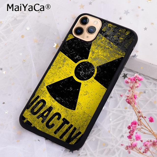 MaiYaCa Radioactive warning sign Phone Case For iPhone 17 Air 16 15 plus 11 12 13 14 pro max shell coque