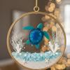 Christmas Decoration Ocean Series Acrylic Ornaments Xmas Hanging Decor with Ocean Themes Festive Gift for Home And Tree Display