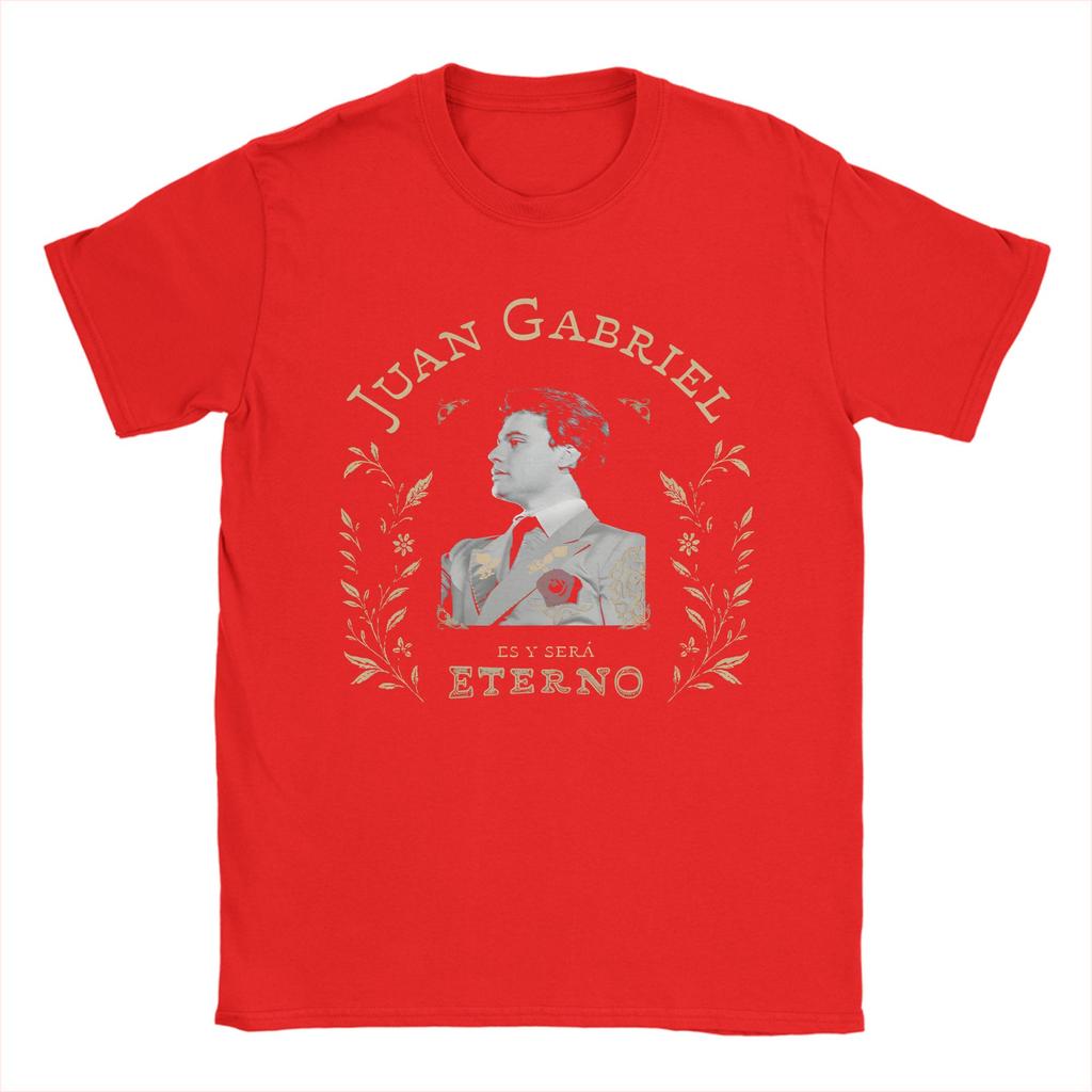 Juan Gabriel El Y Sera Eterno TShirt for Men Awesome 100 Cotton Tees Crew Neck Short Sleeve T Shirt Summer Clothes