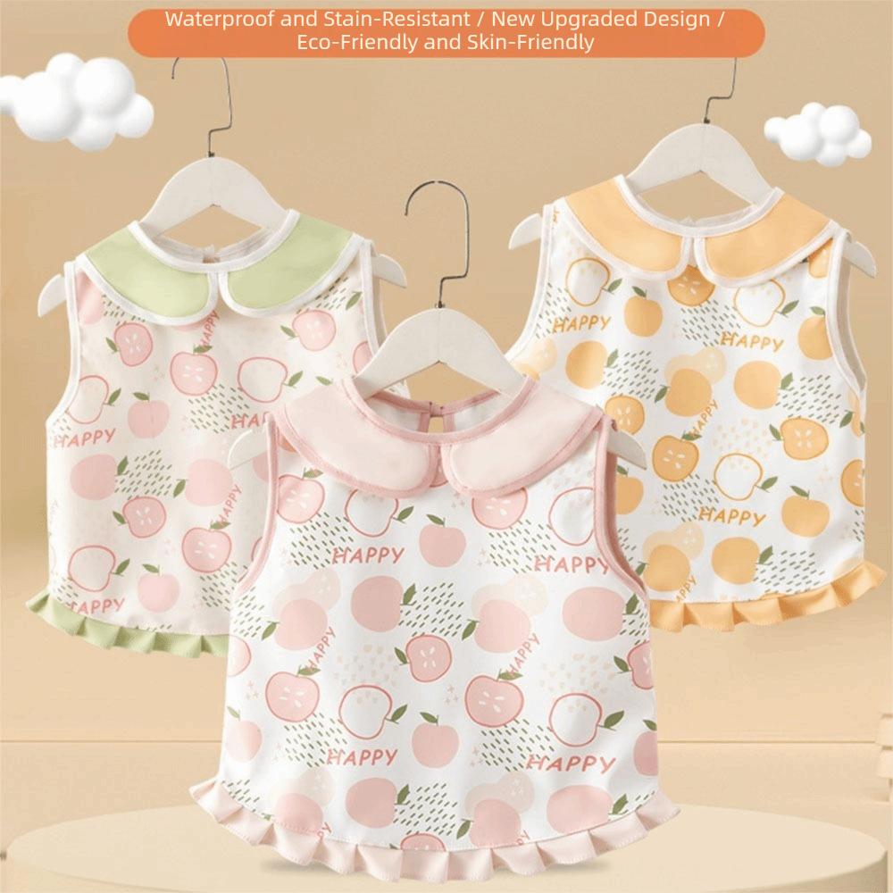 Soft Baby Feeding Bib Waterproof Baby's Meal Bib Easy Clean Toddlers Feeding Apron Infant Dining