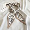 Women Scarf Lady Wraps Elegant Floral Dot Spring Summer Silk Scarves Square Head Neck Hair Tie Band Neckerchief Skinny