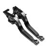 YUANYE Collapsible Telescopic 6 Stage Adjustable CNC Aluminum Brake Levers & Clutch Levers Compatible