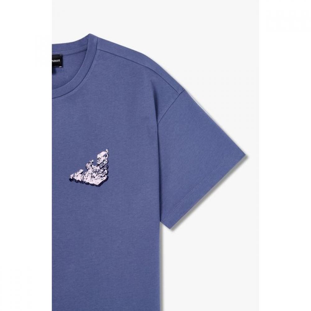 Emporio Armani Women Logo DeTail Crewneck T shirT A525126522