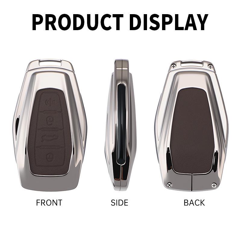 Чехол для ключа Geely для моделей Binyue, Boyue, Emgrand GS, Xingrui GL, Xingyue L, Binrui, Icon, Shell, Borui