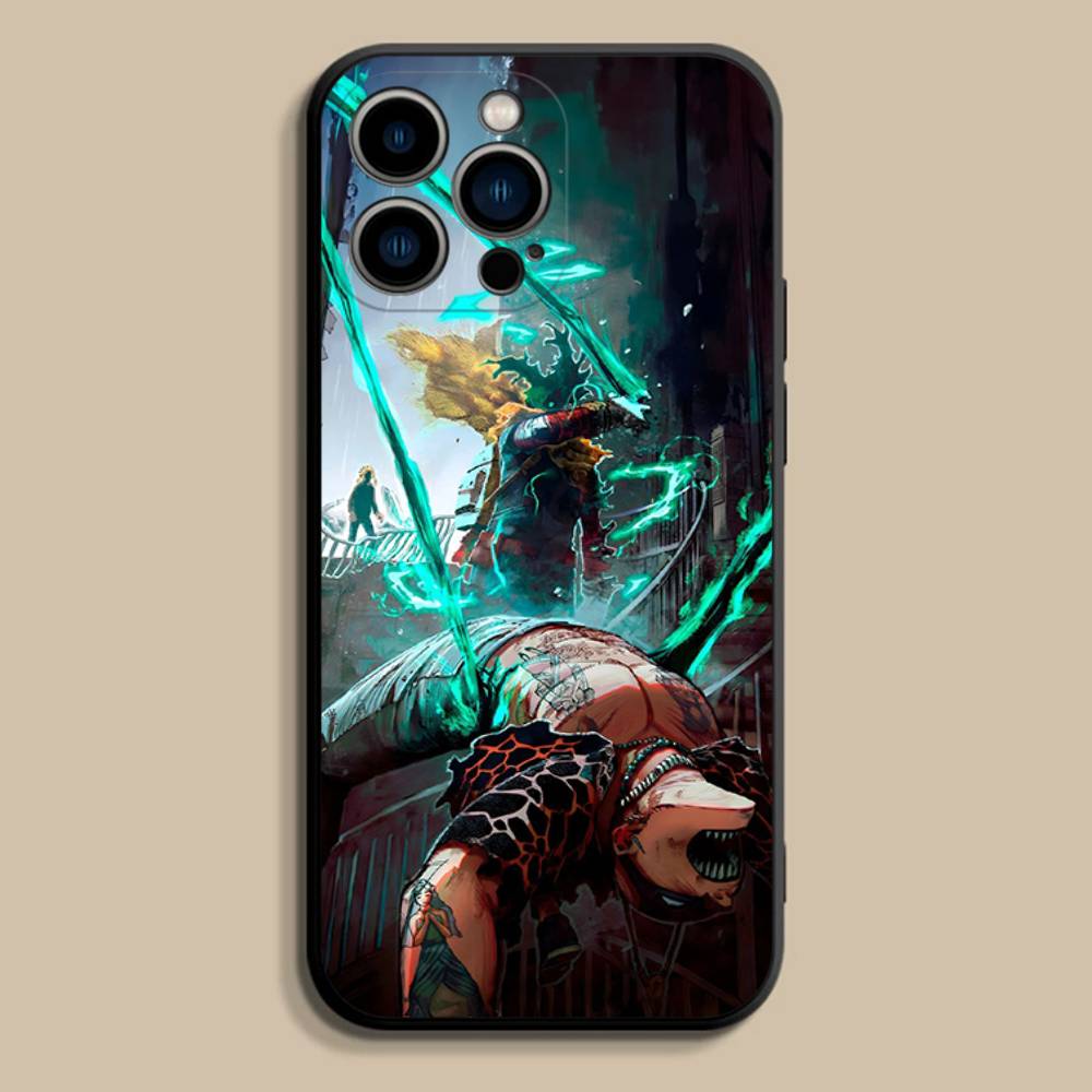 My Hero Academia D-Deku Phone Case For iPhone 17,16,15,14,13,12,Pro,Max,Plus,E,SE4,Air,Mini Black Soft Cover