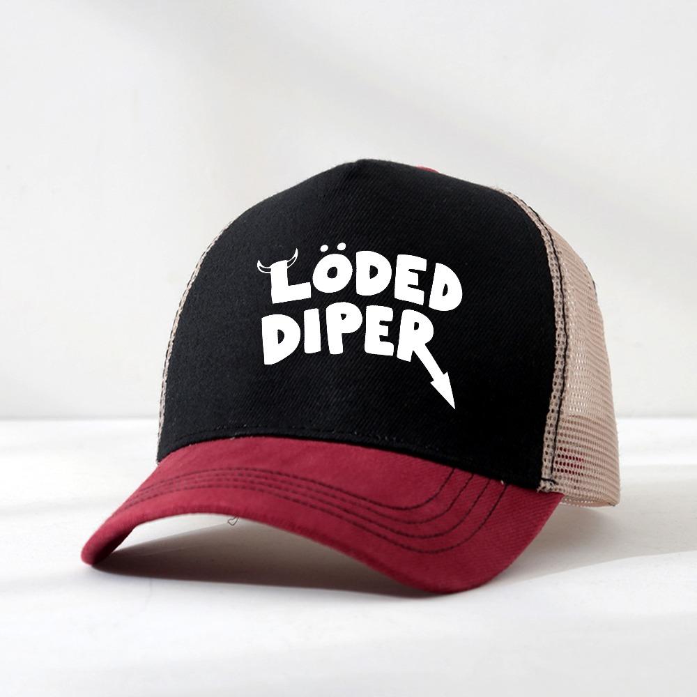 Кепка LODED DIPER DIARY OF A WIMP KID Женская Летняя Унисекс Модная Сетчатая Дышащая Кепка Тракер