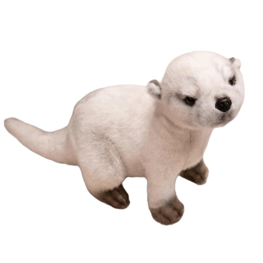 PP Cotton Brown Otter Plush Toy Soft Simulation Otter Toy Doll Decorate Present