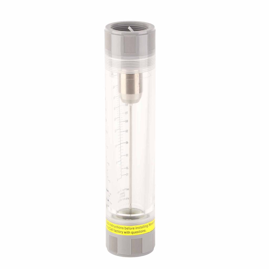 LZM‑40G Tube Type Acrylic Plexiglass Liquid Flowmeter Internal Thread G1‑1 2  Or BSP 10‑100GPM