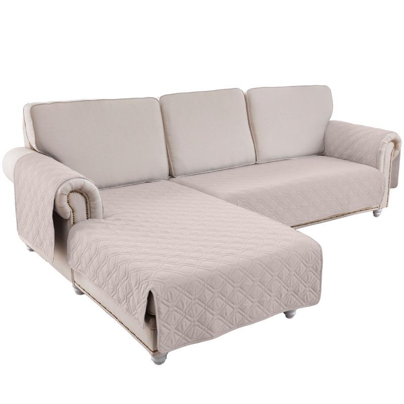 Водоотталкивающий чехол для дивана в форме буквы L, стеганый противоскользящий чехол для дивана в форме буквы U, защитный чехол для мебели в гостиной для собак и кошек