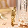 Gold Waterproof Popular Thin Sparkling Cute Japanese Quartz Lightweight Tungsten Gift [OLEVS] Women's