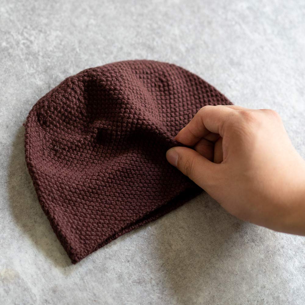 Nakota Премиум Хлопок Бесшовный Исламский Короткий Вязаный Шапка для Больших Размеров Глубокий Сделано по Размеру Коричневый Шапка, Бини, Мужской, В наличии, Непрозрачный, Посадка, 100% Хлопок,