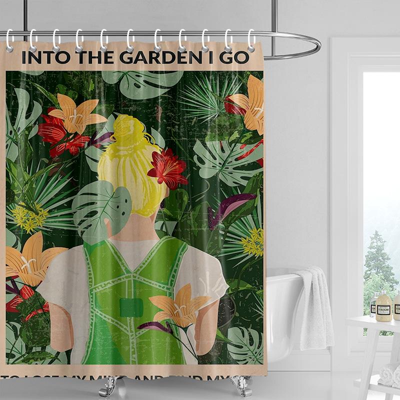 Американский Инс Занавеска для душа Абстрактная иллюстрация Занавеска для ванны Отель/Спа Перегородка для уединения 180X 200См 240 X180См