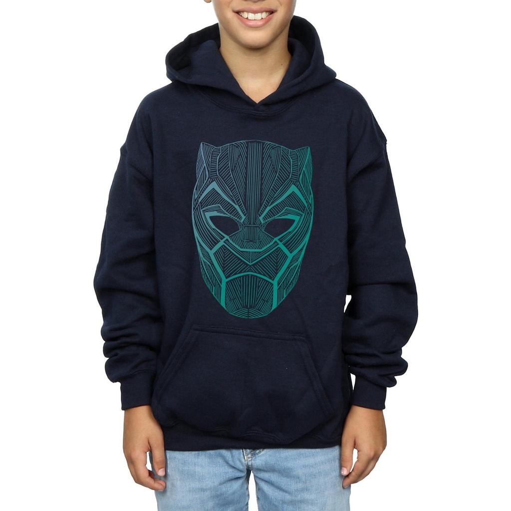 Marvel Boys Black Panther Tribal Mask Hoodie