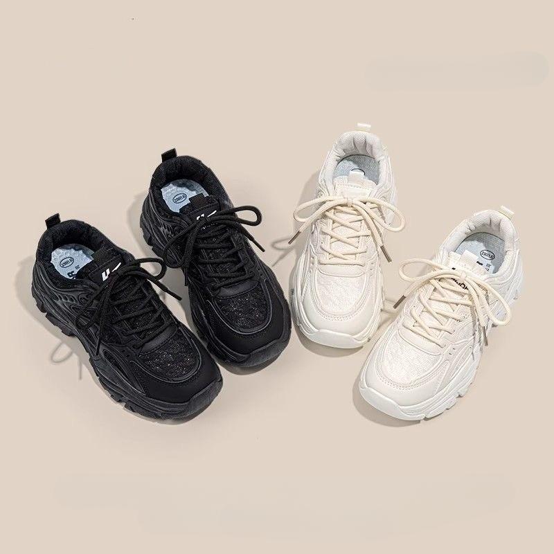 Женская обувь Ins All-Match Commute Platform Dad Shoes Женская весенняя новая обувь для отдыха, увеличивающая рост, кроссовки для женщин