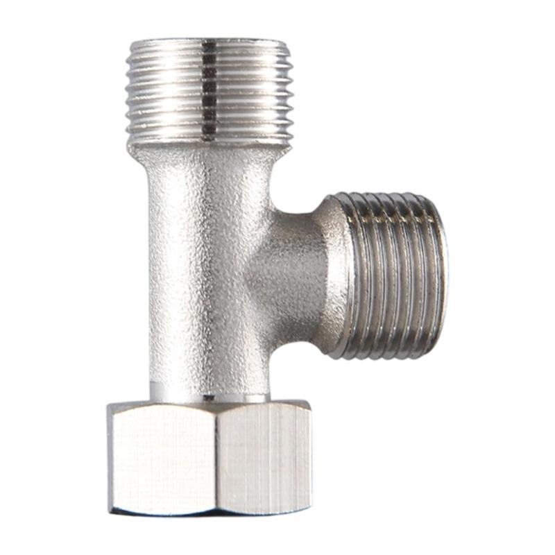 Durability T Adapter Steel Connectors Water Splitter Features Multiple Welded Threaded Flanges For Liquid Gas Converter