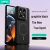 Совместимо с Moto X70 Air Pro: Магнитный чехол для телефона с покрытием Soft-Touch из жидкого силикона, защитой от падений, для 5G.
