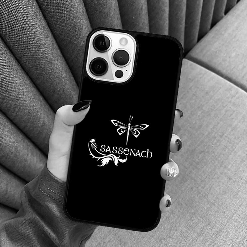 Outlander Sassenach Dragonfly Phone Case For iPhone 17 Air 16 16e 15 13 14 Pro Max 11 12 Plus 2022 MAX Cover coque
