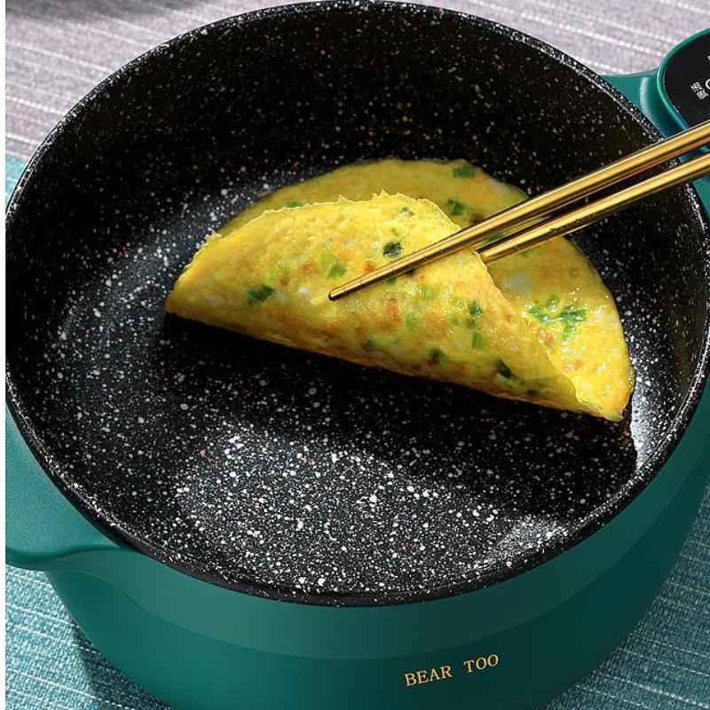 Многофункциональная электрическая плита, электрическая кастрюля для студенческого общежития, бытовая электрическая кастрюля, электрическое отопление, электрическая сковорода с антипригарным покрытием