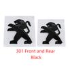 ABS Plastic Car Front Hood Rear Logo Badge Lion Emblem for Peugeot 301 Car Stickers Refitted Decorative Accessories