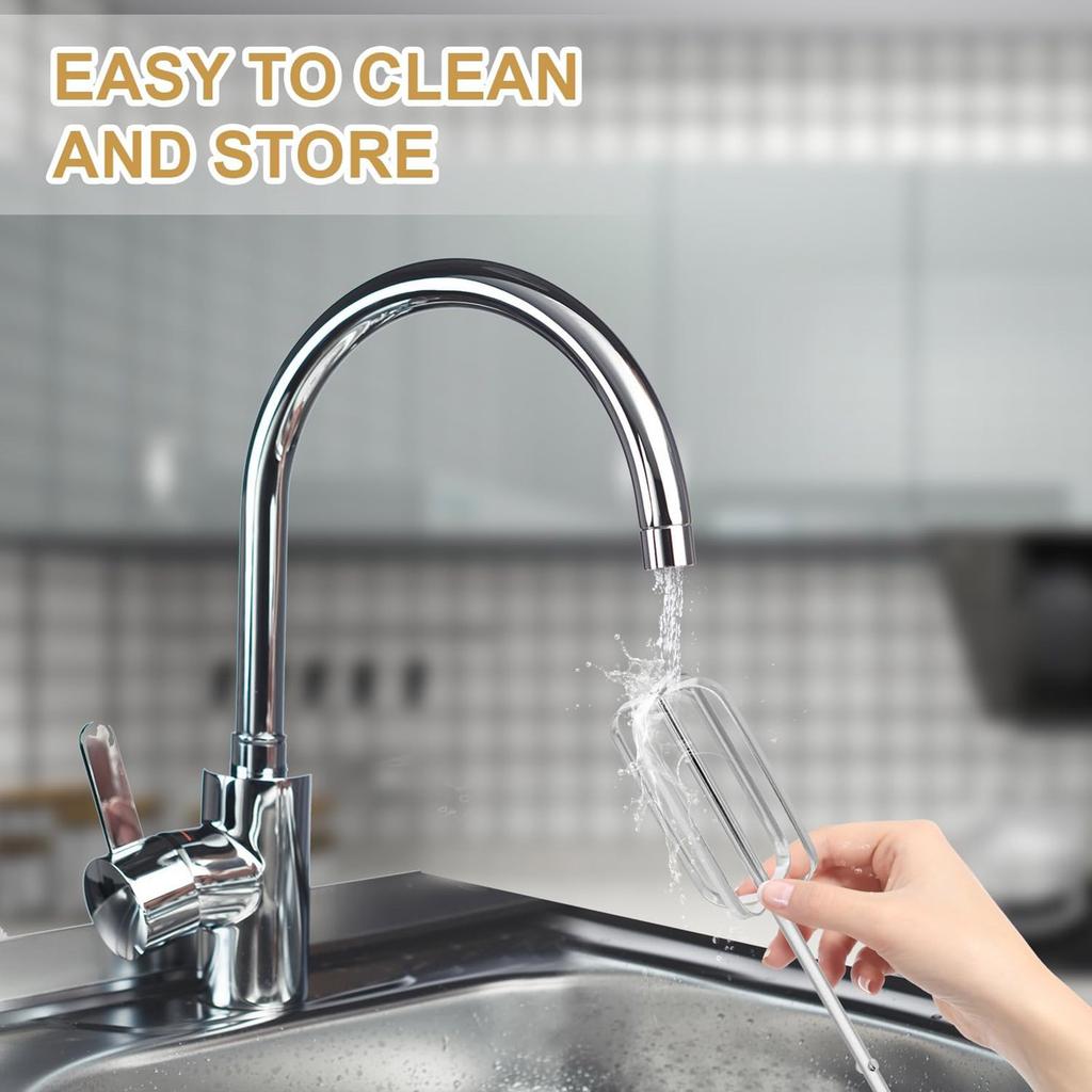 4 шт. Аксессуары для ручного миксера Венчики из нержавеющей стали Насадки для кухонного миксера для легкого смешивания яиц муки