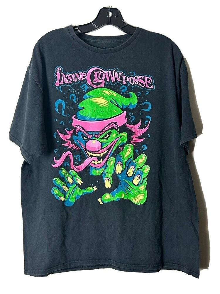 Футболка с концерта группы Insane Clown Posse Черная хлопковая футболка S5XL KH14470 Унисекс футболка