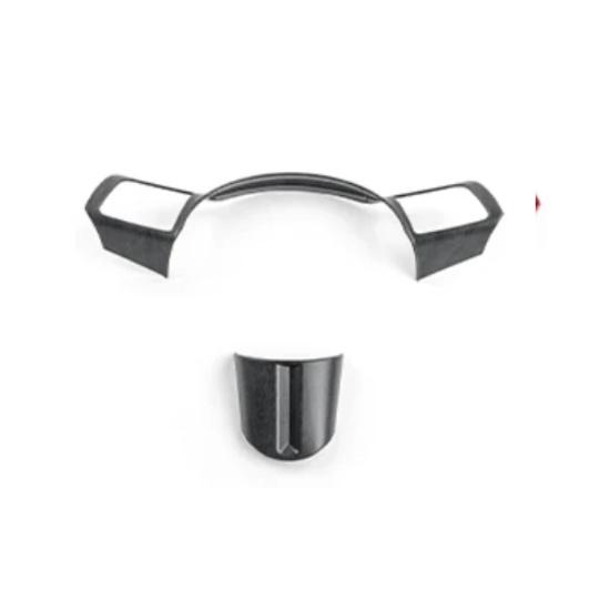 For Hyundai Sonata 2025 2026 Carbon Fiber Steering Handle Frame Cover Trim Accessories Car Tuning Supplies