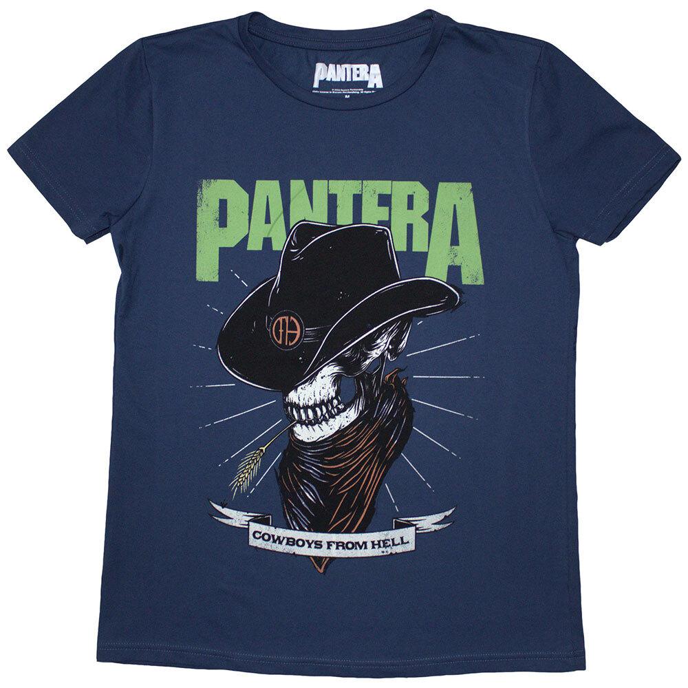 Pantera Ladies Tshirt Skeleton Cowboy (Medium)