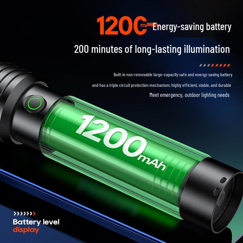 Philips SFL2146/93 Rechargeable Zoom Flashlight