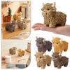 Cute Resin Simulation Cattle Ornaments Garden Garden Decoration