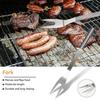 14X Stainless Steel BBQ Barbecue Tool Set Outdoor Grilling Utensils Kit Portable