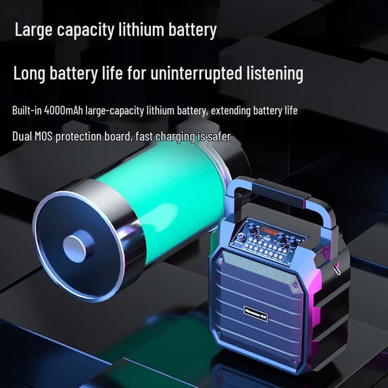 Портативная уличная Bluetooth-колонка Newman K99, штекер CN (адаптер в комплекте) (Китайская версия)