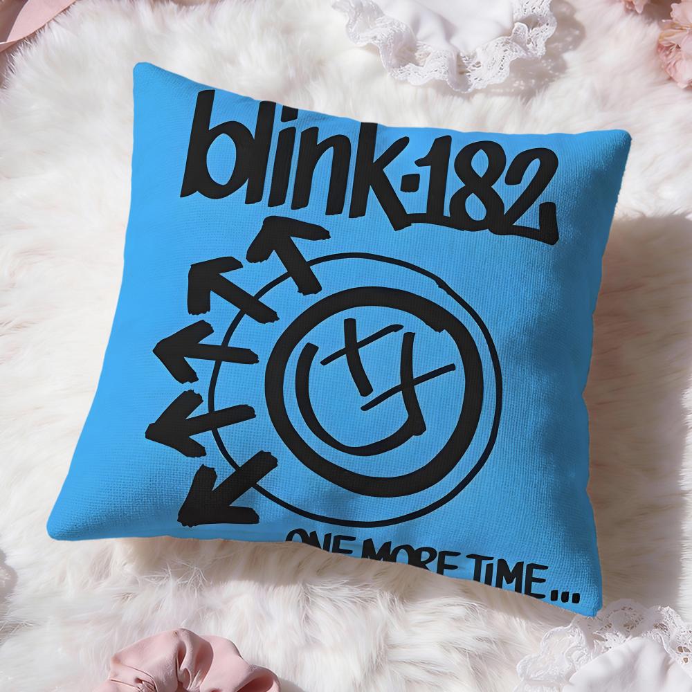 B-Blink-182 группа Наволочка Премиум Комфорт Двусторонняя Подушка - Дизайн Два в Одном для Любой Комнаты и Салона Автомобиля