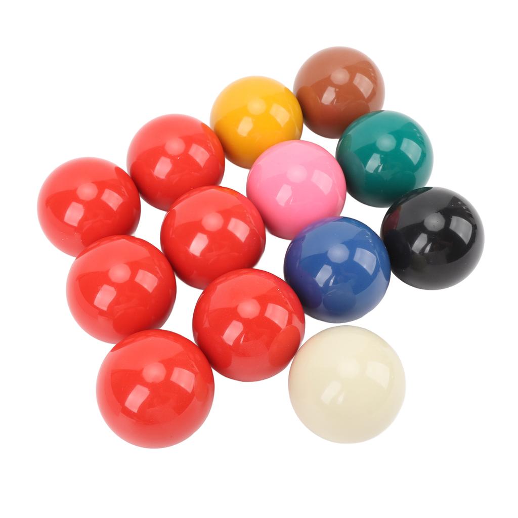 13 шт. Шары для снукера Профессиональный стандарт Диаметр 2,1 дюйма Запасной набор смоляных бильярдных шаров для