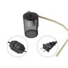 Iron Mesh Dome Pet Heating Lampshade Double Cage Anti-scald Lampshade  Aquarium